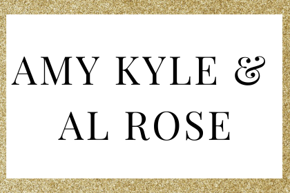 Amy Kyle and Al Rose