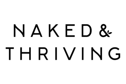 Naked and Thriving logo for website