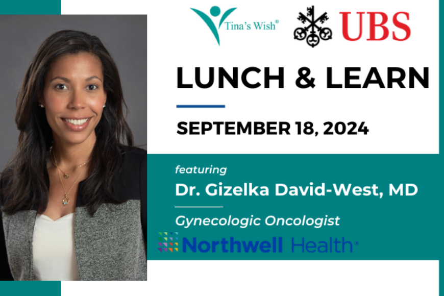 UBS x Tina’s Wish Ovarian Cancer Awareness Month Lunch & Learn