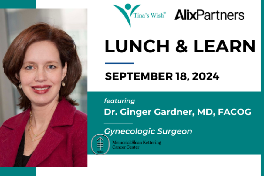 AlixPartners x Tina’s Wish Ovarian Cancer Awareness Month Lunch & Learn